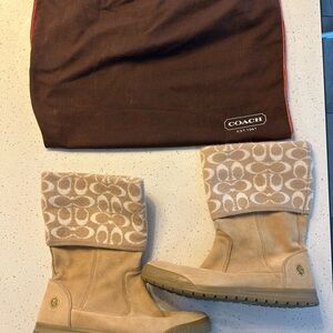 Coach Suede Boots